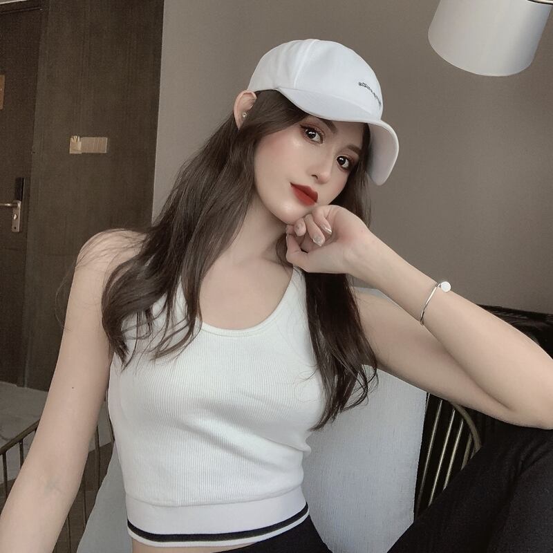 サマースタイルバックショートノースリーブトップス 半袖 ハーフスリーブ 夏物 ハンチェンe49793002790