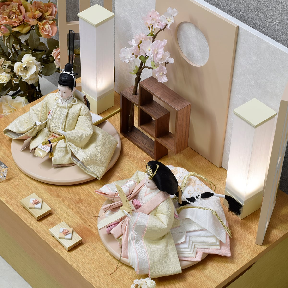 雛人形 親王飾り【soirée】ソワレ｜収納上手｜おしゃれ｜モダン