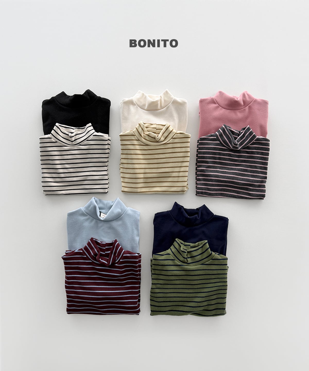 1+1 turtleneck【BONITO】※12月中旬発送予定