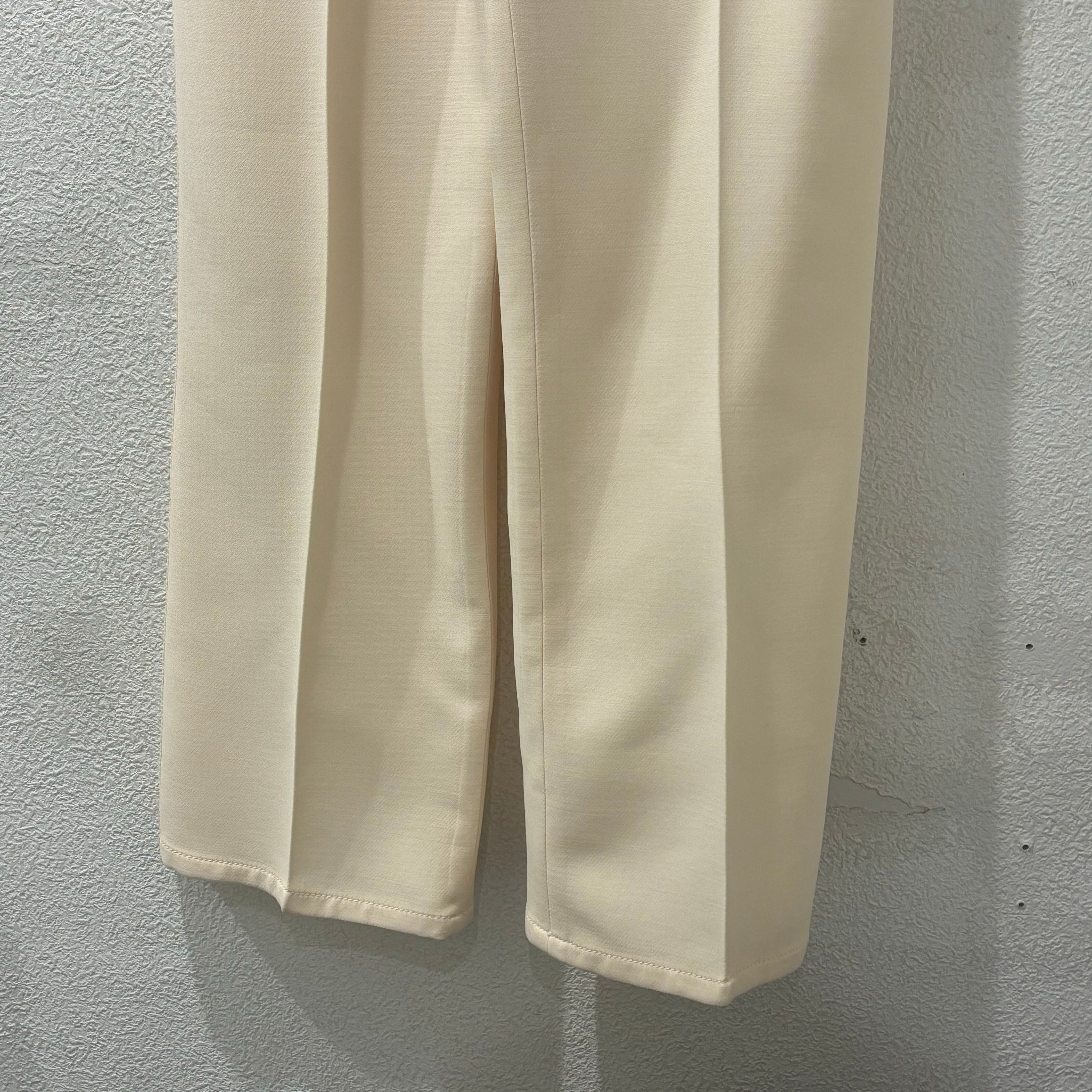 PRADA プラダ 23AW スラックスパンツ 三角プレート レディース size38S 