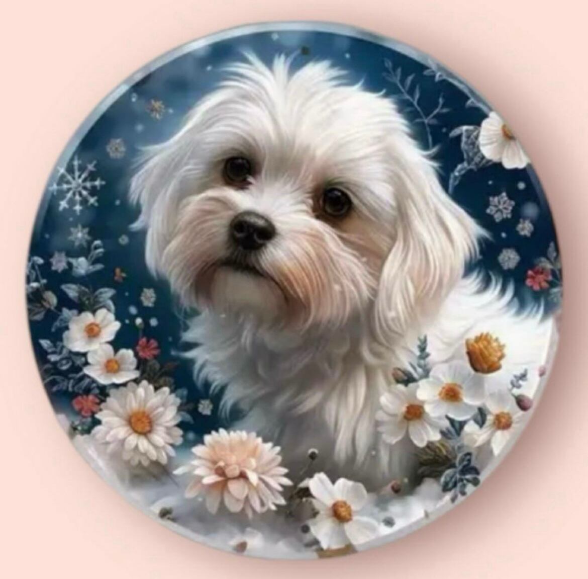 シーグラスアート ダックスフンド おやつの時間 犬 ペット プレゼント