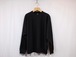 Men’s BATONER”TWISTLESS YARN LOOPWHEEL CREW NECK BLACK”