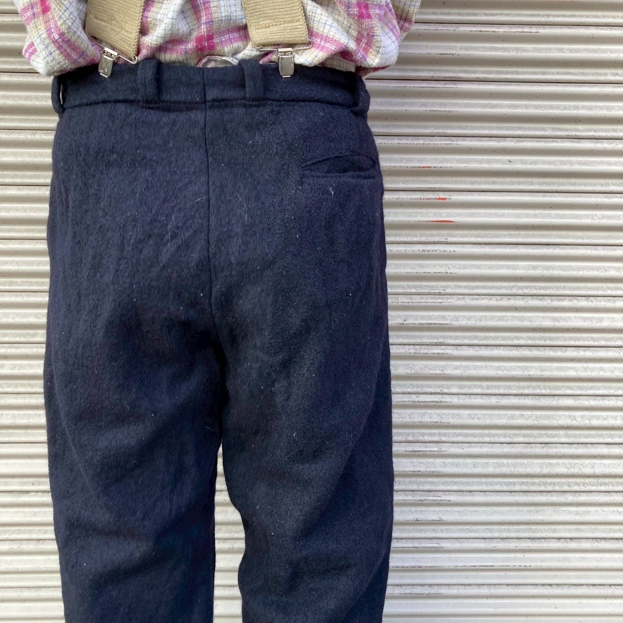 EURO Vintage ユーロヴィンテージ ウールパンツ Army ミリタリー W78cm