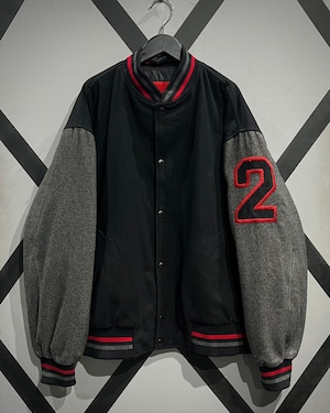 【X VINTAGE】“ICEBERG” Vintage Loose Varsity Jacket