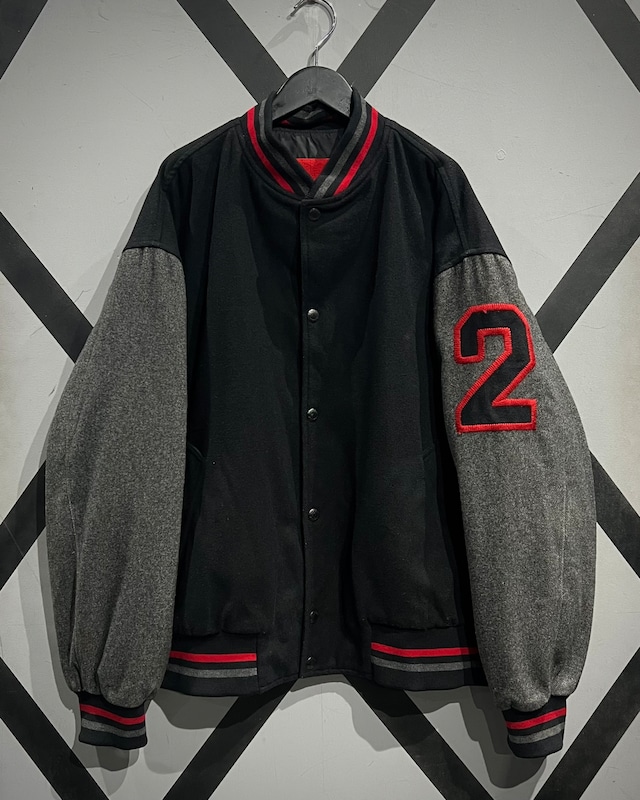 【X VINTAGE】“ICEBERG” Vintage Loose Varsity Jacket