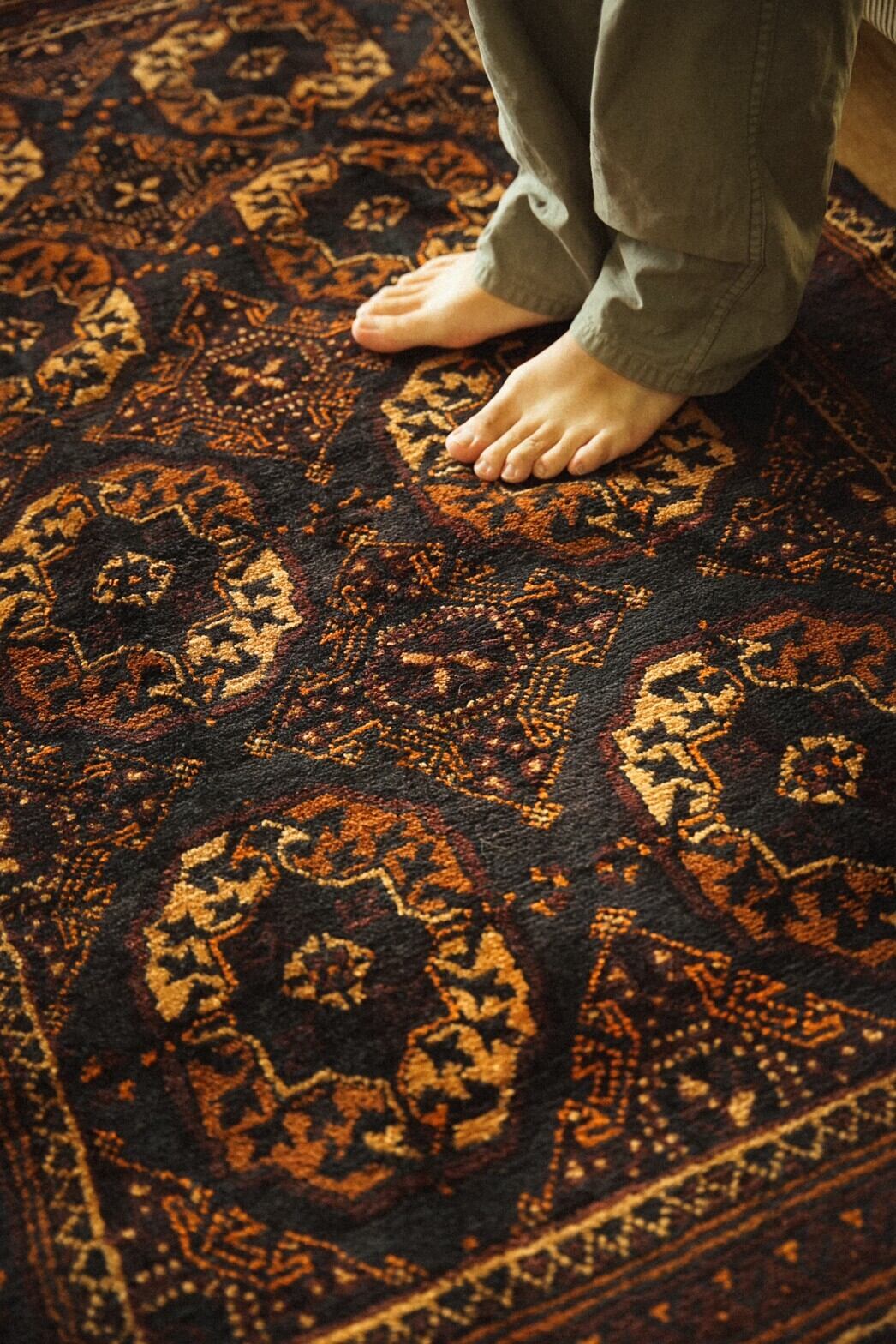 745 -Vintage Baluch rug