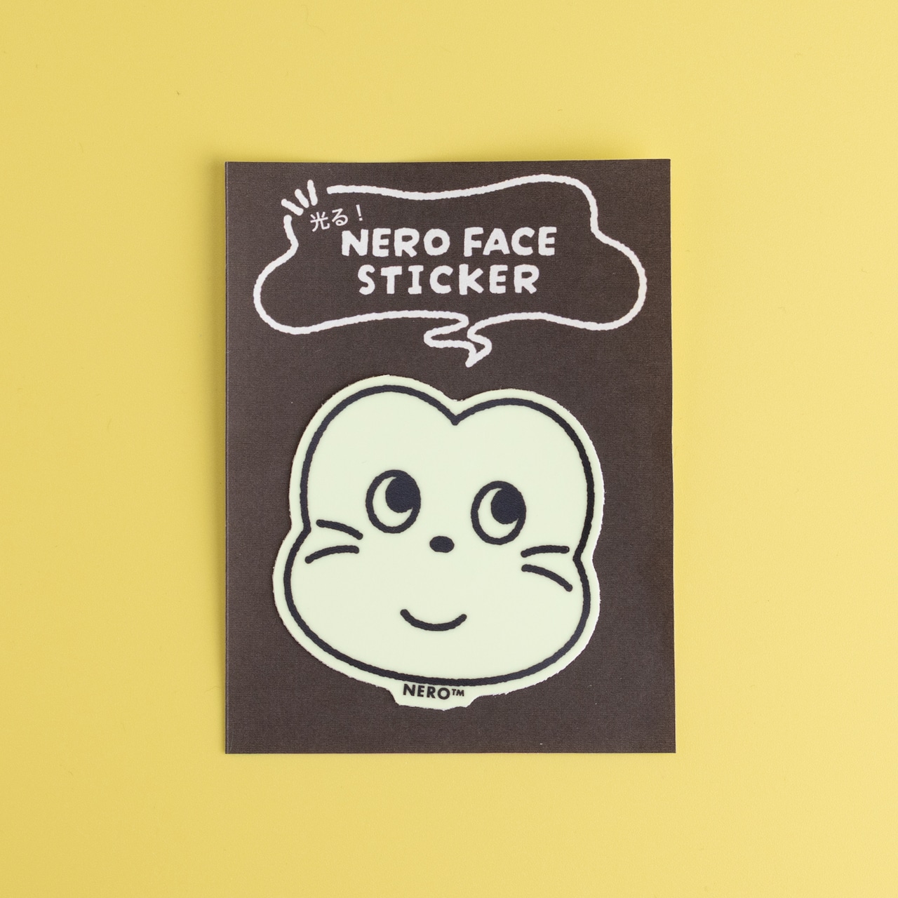 < Kate Matsufuji > 光る!NERO FACE Sticker