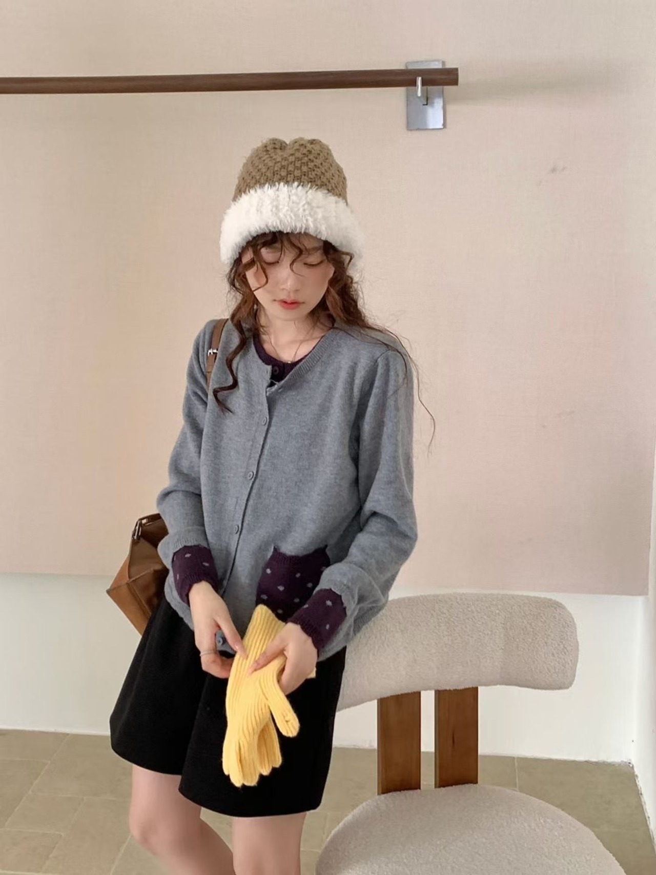 ポイントポケットカーディガン_060233