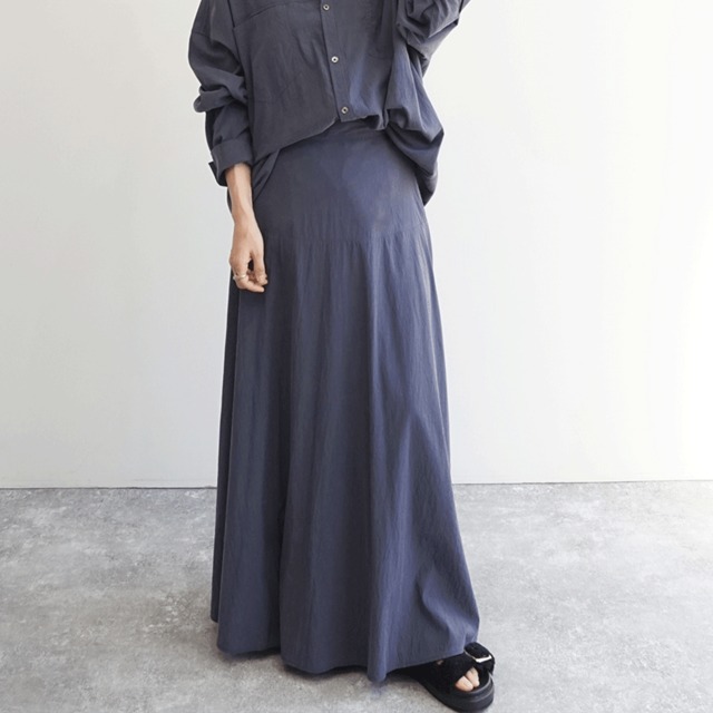 クロップドオーバーチェック柄シャツ