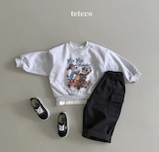 【取寄】teteco ビンテージMTM|秋服|韓国子供服| 26/AT