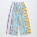 〈Outlet〉Maison Mangostan|Vintage Flowers Patchwork Pants | 2Y,4Y