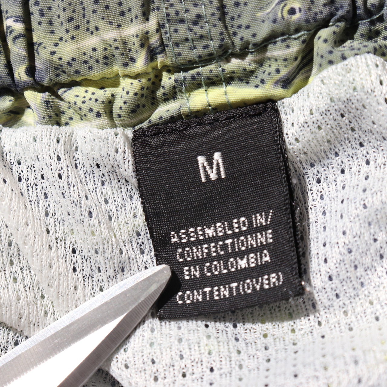 美品 M 02年 トラウト 総柄 リバーショーツ patagonia パタゴニア ニジマス サカナ 魚 River shorts rivershorts