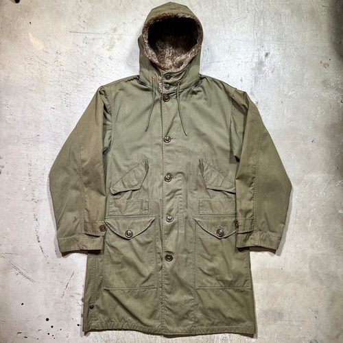 40's U.S.ARMY M-1945 OVERCOAT PARKA TYPE オーバーコート フィールドパーカー M‐47前期型 レアモデル SMALL 米軍 WW II 大戦 希少 ヴィンテージ BA-2065 RM2484H