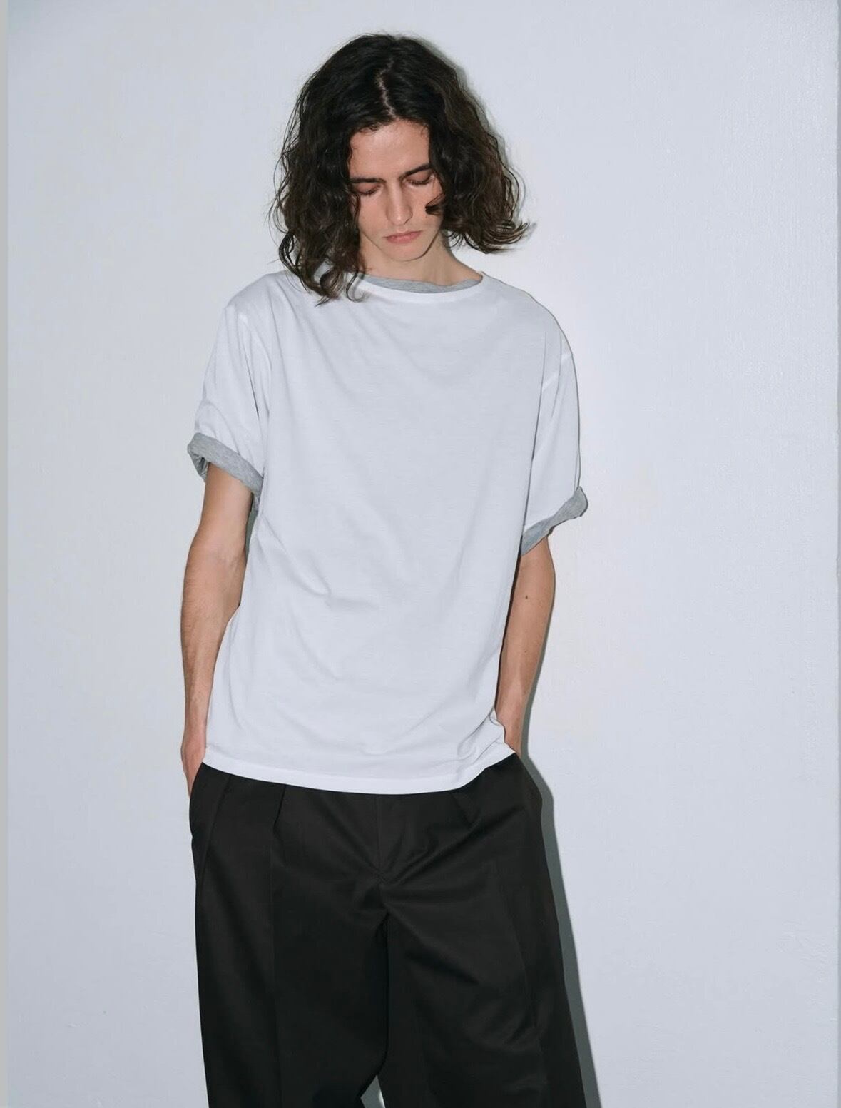 BISOWN]120/2 COTTON CREWNECK TEE | YES-姫路の美容院と服のお店YES