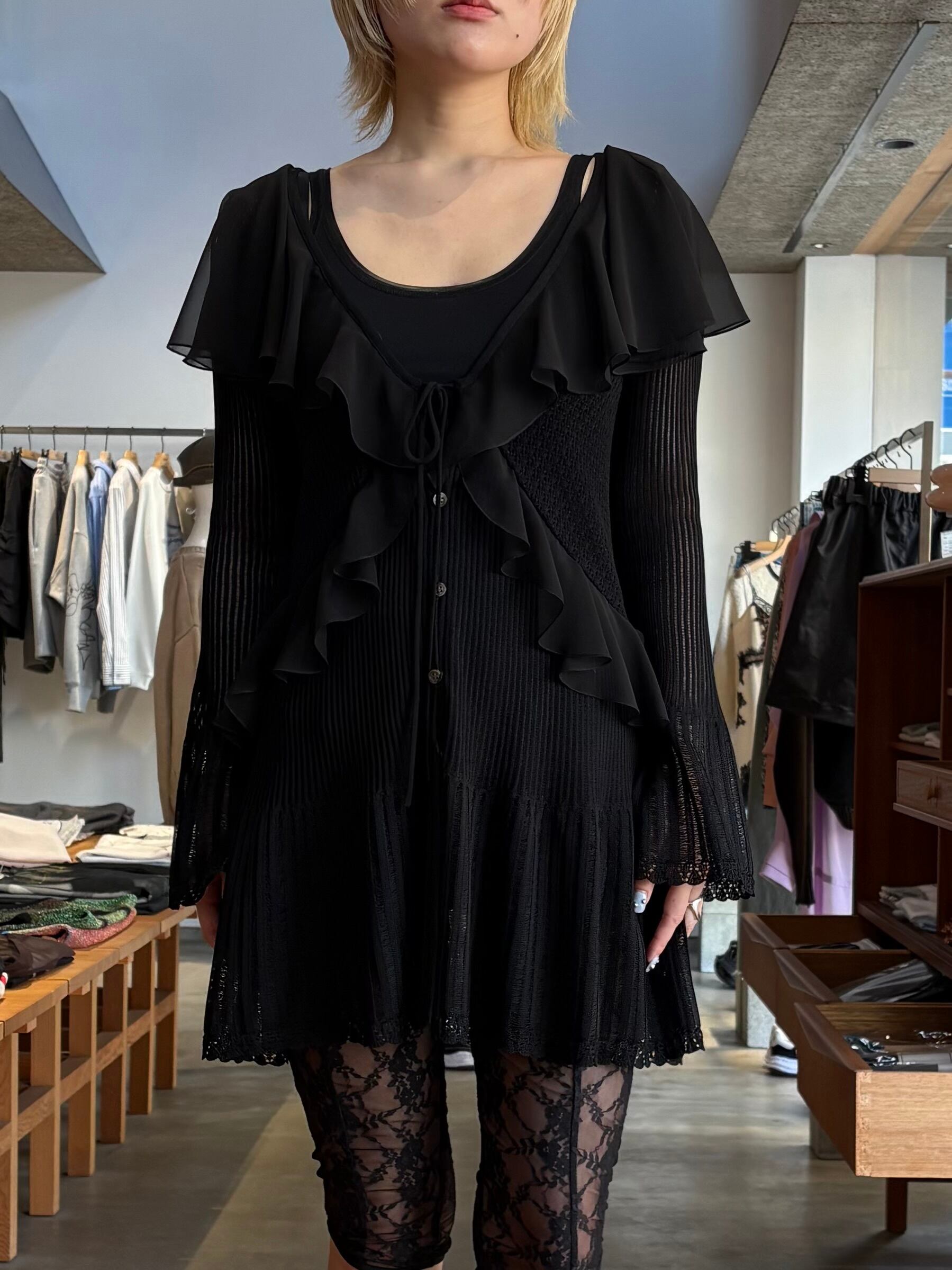 26SS】FETICO フェティコ / レースニットカーディガン / LACE KNIT