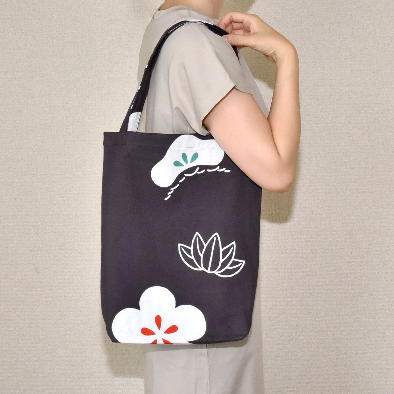 数量限定】手ぬぐいエコバッグ 松竹梅 | 江戸っ子 edocco