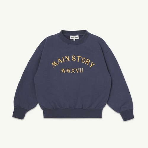 《main story 2026AW》Bubble Sweatshirt / Graystone