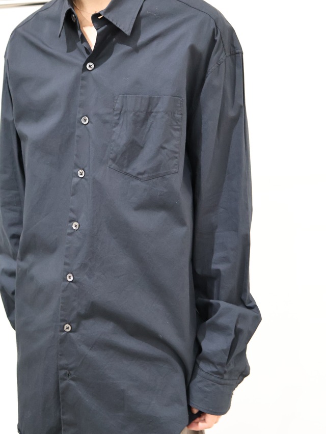 【ann demeulemeester】cotton long shirt