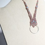 Glasses holder necklace / Angelite