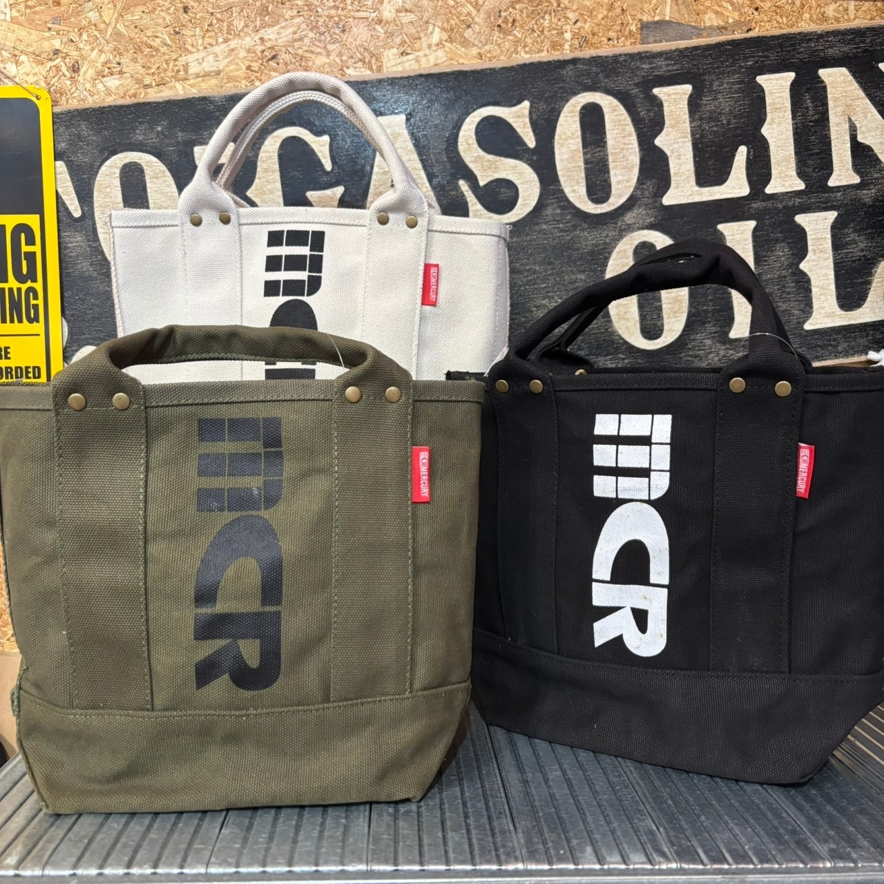 【Mercury】マーキュリー ハードキャンバストートバッグ S