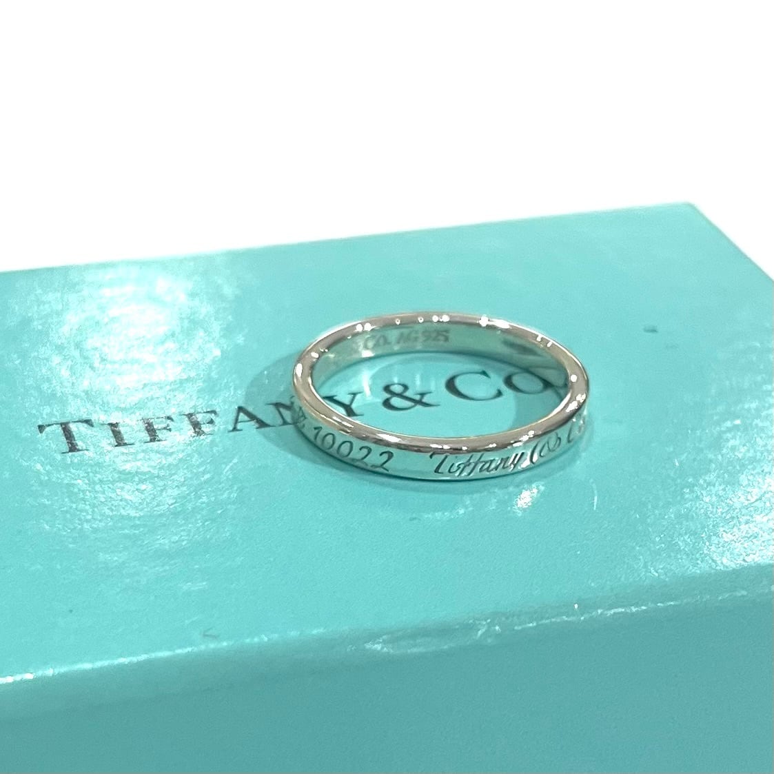 Tiffany & Co. ティファニー　シルバー925 リング TIFFANY＆CO】2092 ティファニー13号addressナローリング 指輪
