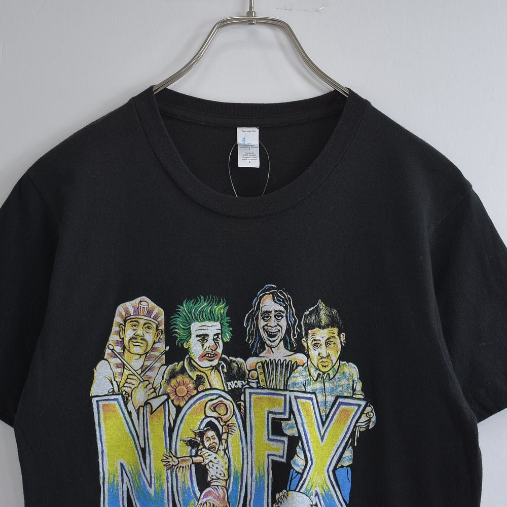 2010 NOFX ノーエフエックス Longest Ep イラストロゴ プリントT 2010 NOFX ノーエフエックス Longest Ep イラストロゴ プリントT