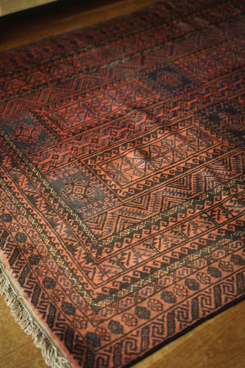 1155-Vintage Yaqub khani Baluch rug | 手織りのヴィンテージラグ専門