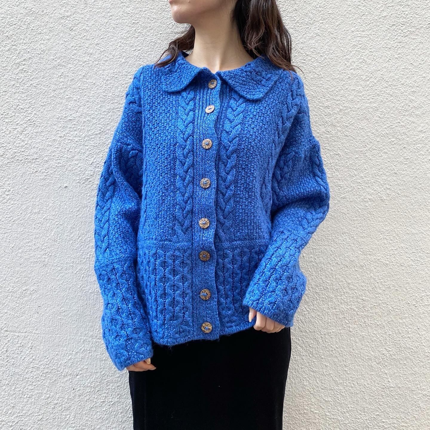 aran knit cardigan SHEEP VINTAGE