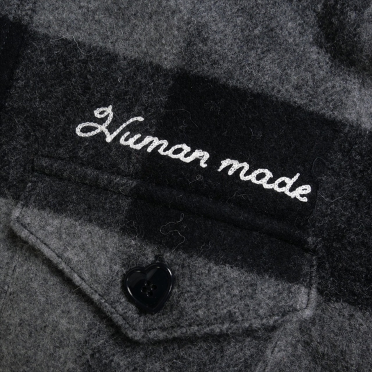 Size【M】 HUMAN MADE ヒューマンメイド 22AW WOOL OVERSHIRT BLACK 