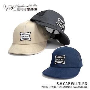 Well-Tailored / ウェルテイラード S.V CAP WLLTLRD (WL-2304) ショートバイザーキャップ ベースボールキャップ ショートブリム メンズ ブランド