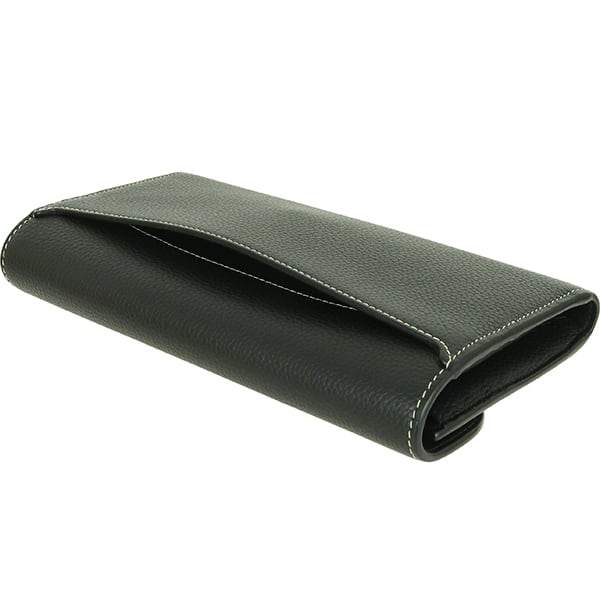 Used DIOR ディオール 長財布 サドル ロングフラップウォレット グレ