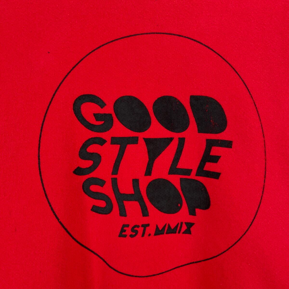 90年代 USA製 GOOD STYLE SHOP 企業ロゴプリント スウェットシャツ