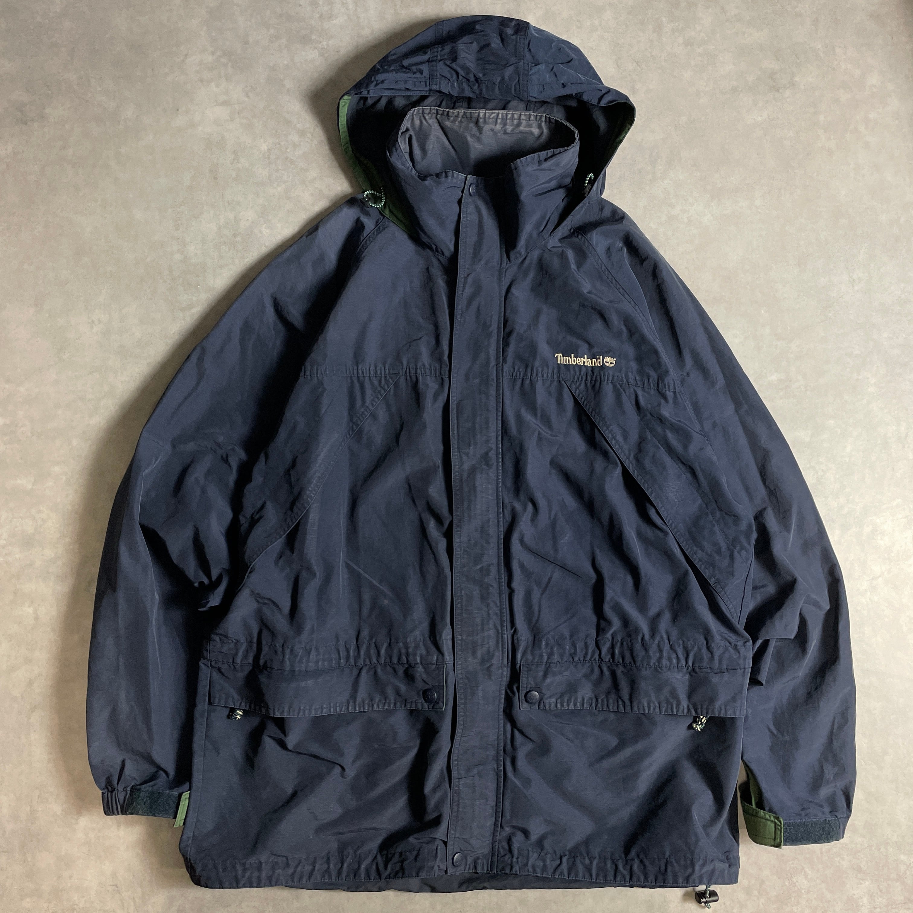 90s Timberland マウンテンパーカー シェル ナイロンジャケット テック ティンバーランド