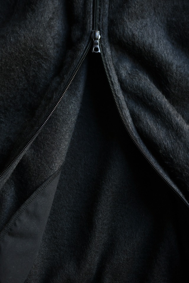 blurhms /  Pe/Silk Fleece Track Jacket (HeatherBlack)