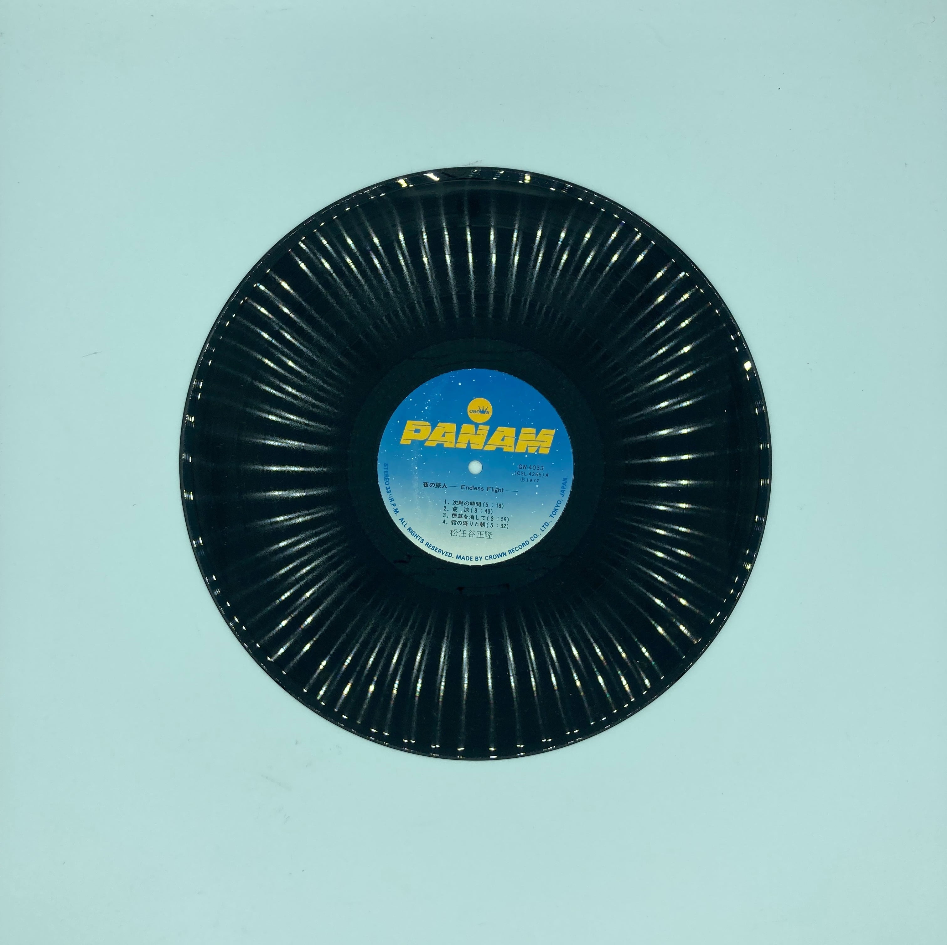 松任谷正隆 夜の旅人 | HAPPYEND RECORDS&TAPES