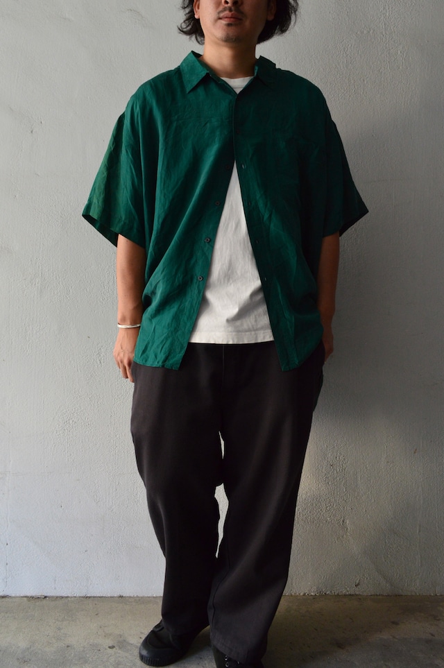 ROBERT STOCK 90's From USA Fade Silk Big Fit Shirt Designers by CHAPS ロバートストック 90s シルクシャツ