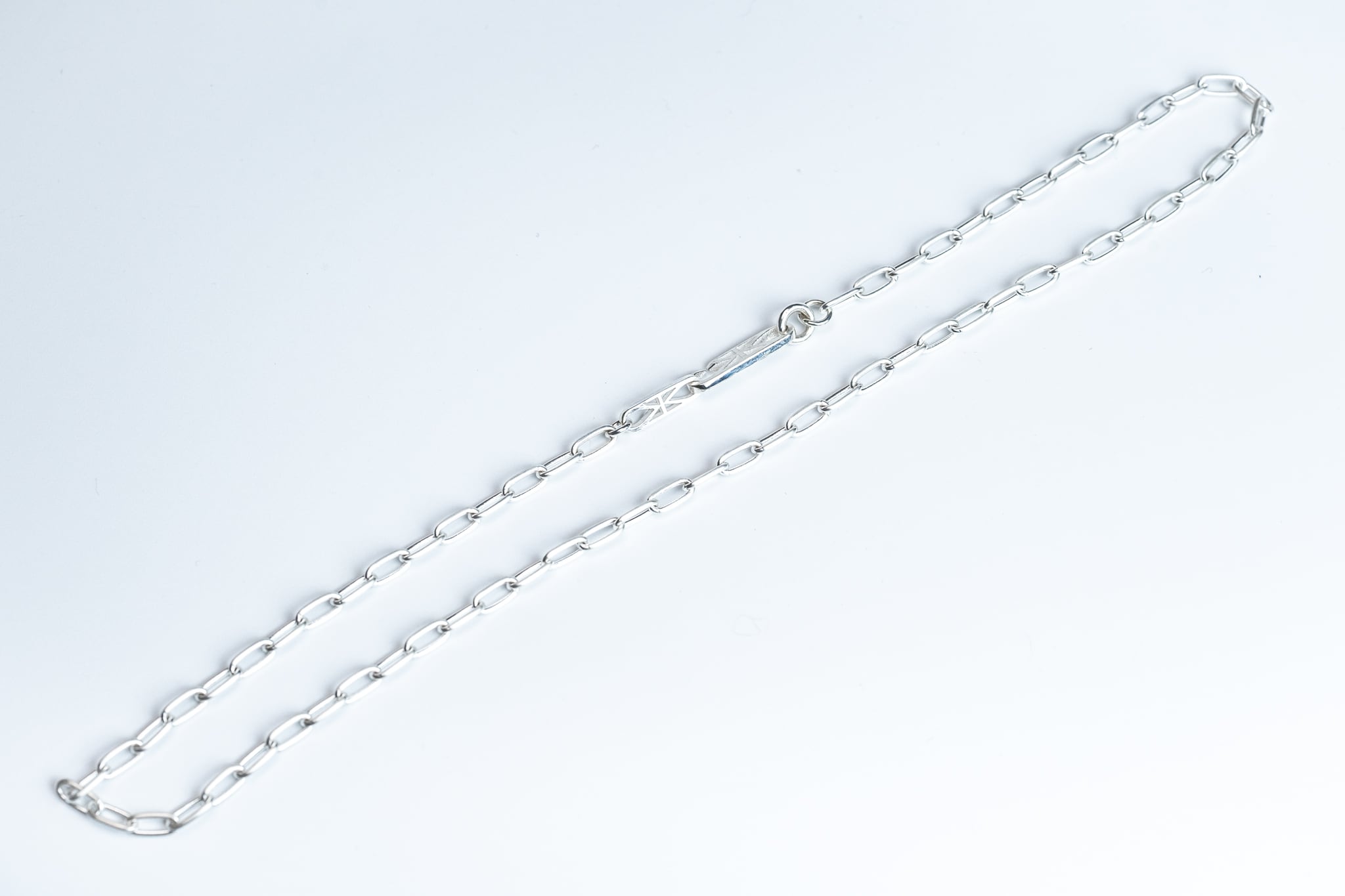 C-024 Mebiusu long cirle chain M 45cm | WAKAN SILVER SMITH online store