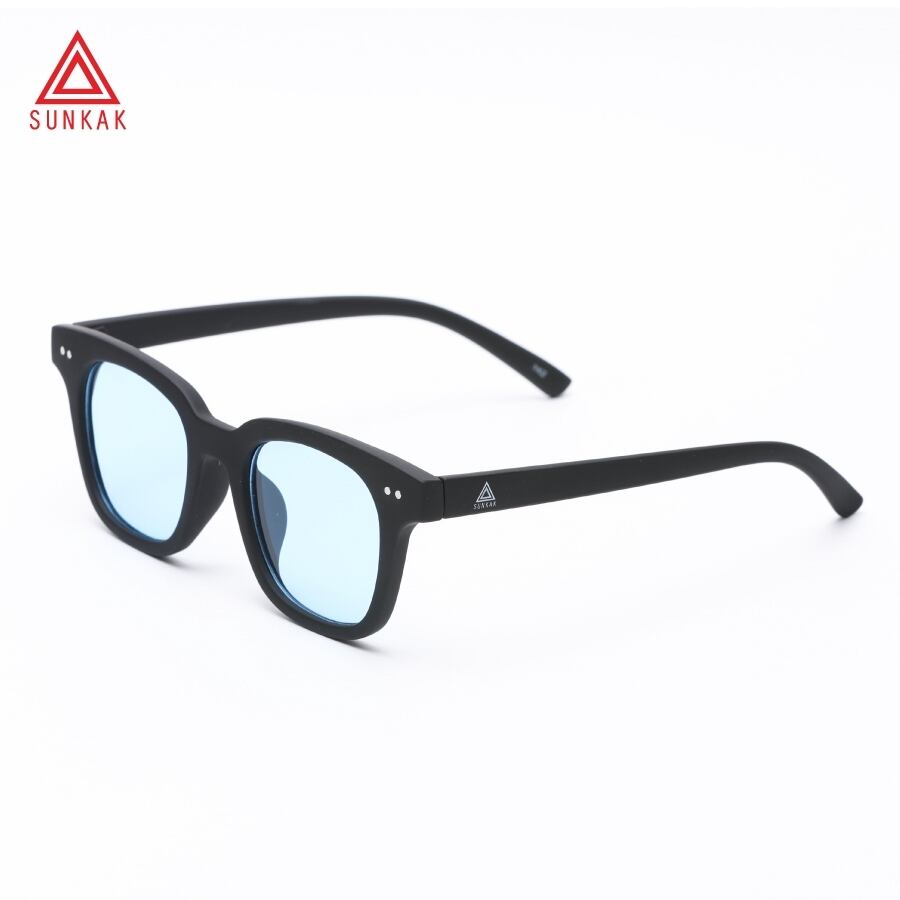 SUNKAK サンカク TYPE2 MATT BLACK WHITE LOGO SUNKAK : TYPE 2 MATT BLACK WHITE LOGO (BLUE) | FULLSPEC.