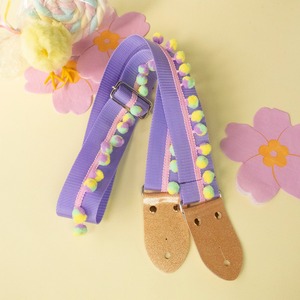 コットンキャンディーギターストラップ