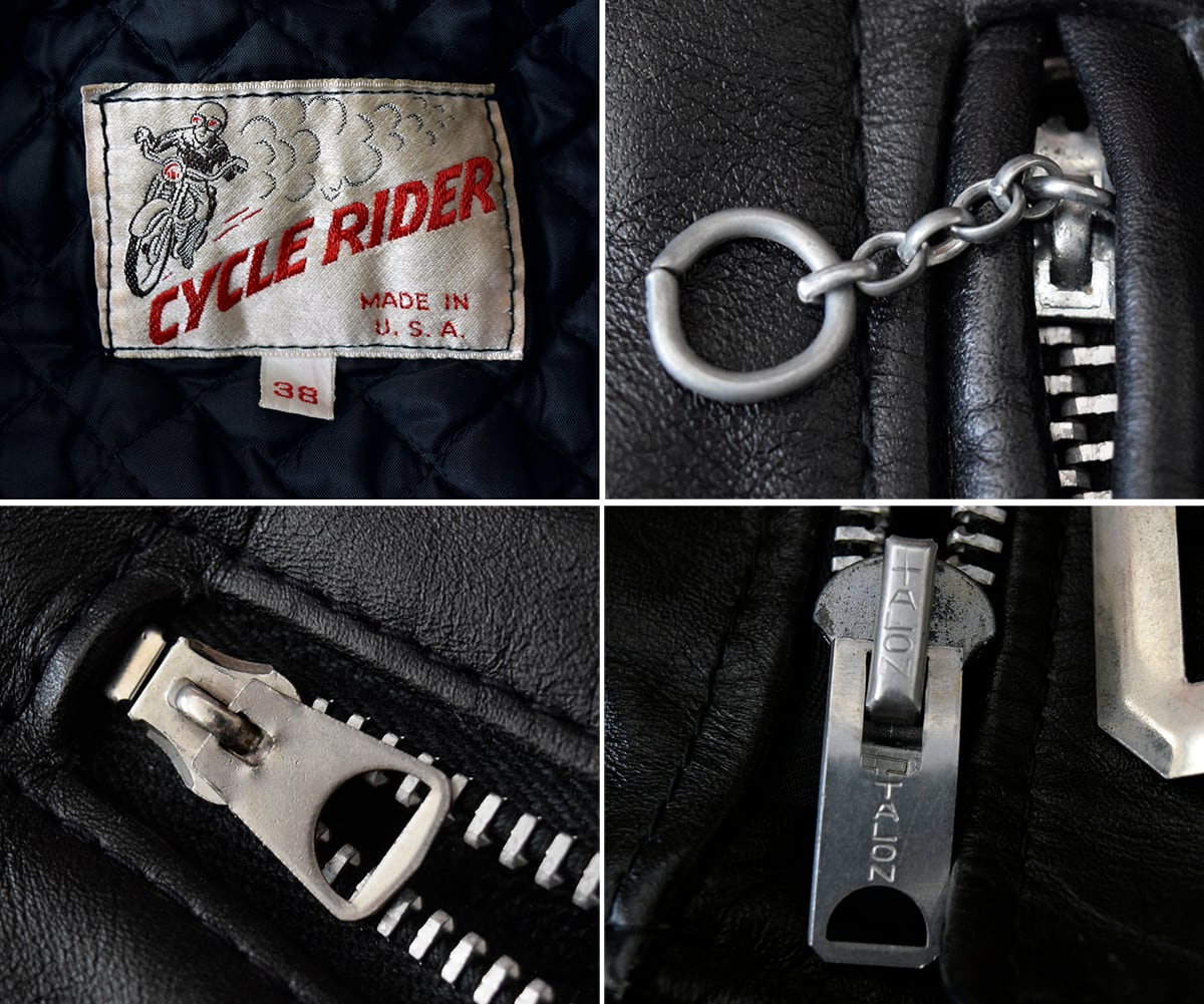 MINT! 70s SCHOTT CYCLE RIDER D-POCKET 38 | SECOND TIME GLORY