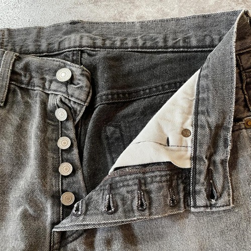 【W31 L32】 levi's ブラック リーバイス 501 ビックE 詳細写真9