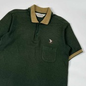 TARAS BOULBA タラスブルバ 半袖 ポロシャツ M/グリーン メンズ アシックス ビンテージ