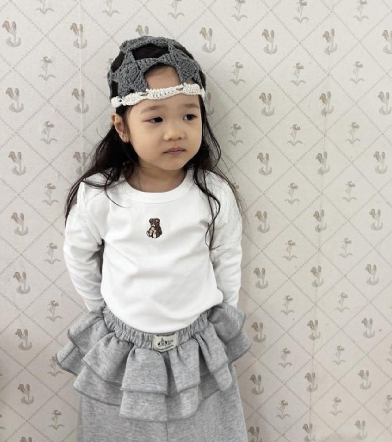 韓国子供服 / 26Autumn / 〖取寄〗Yogurt Mansion / ミミパンツ / キッズ服 *XS~JM*