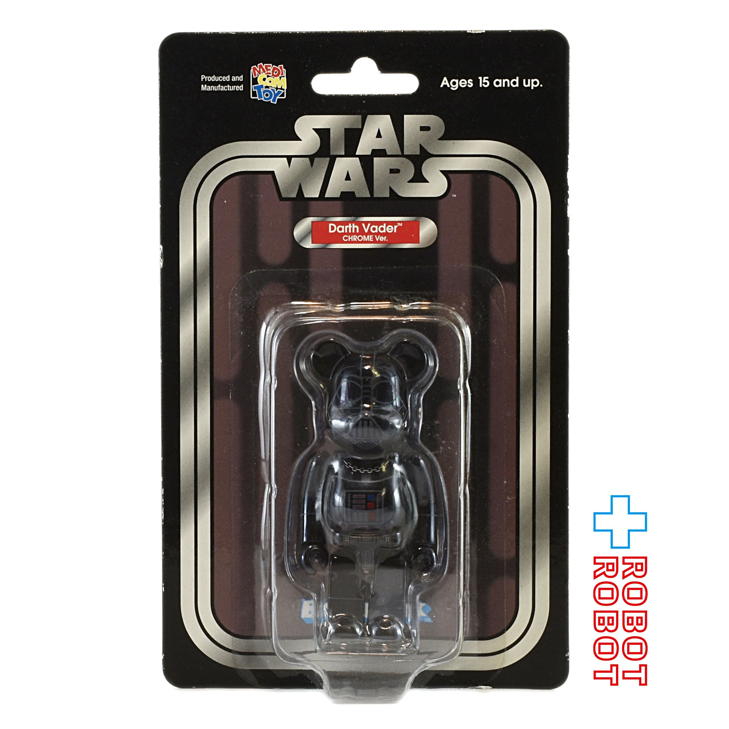 メディコム ベアブリック BE@RBRICK ダース・ベイダー クロームver 100