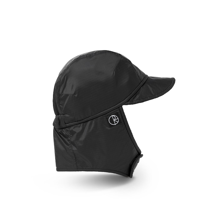 POLAR / RIPSTOP LUKE FLAP CAP / BLACK