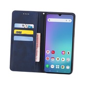適用 Galaxy A25 5G ケース 手帳型 ギャラクシーA25 5G SC-53F SCG33 用 手帳型ケース スマホケース カバー 手帳型 PUレザー カード収納 財布型 耐衝撃 ケース マグネット スタンド機能付き 5色(Galaxy A25 5G SCG33 SC-53F 用 ケース 手帳型) (深い青)
