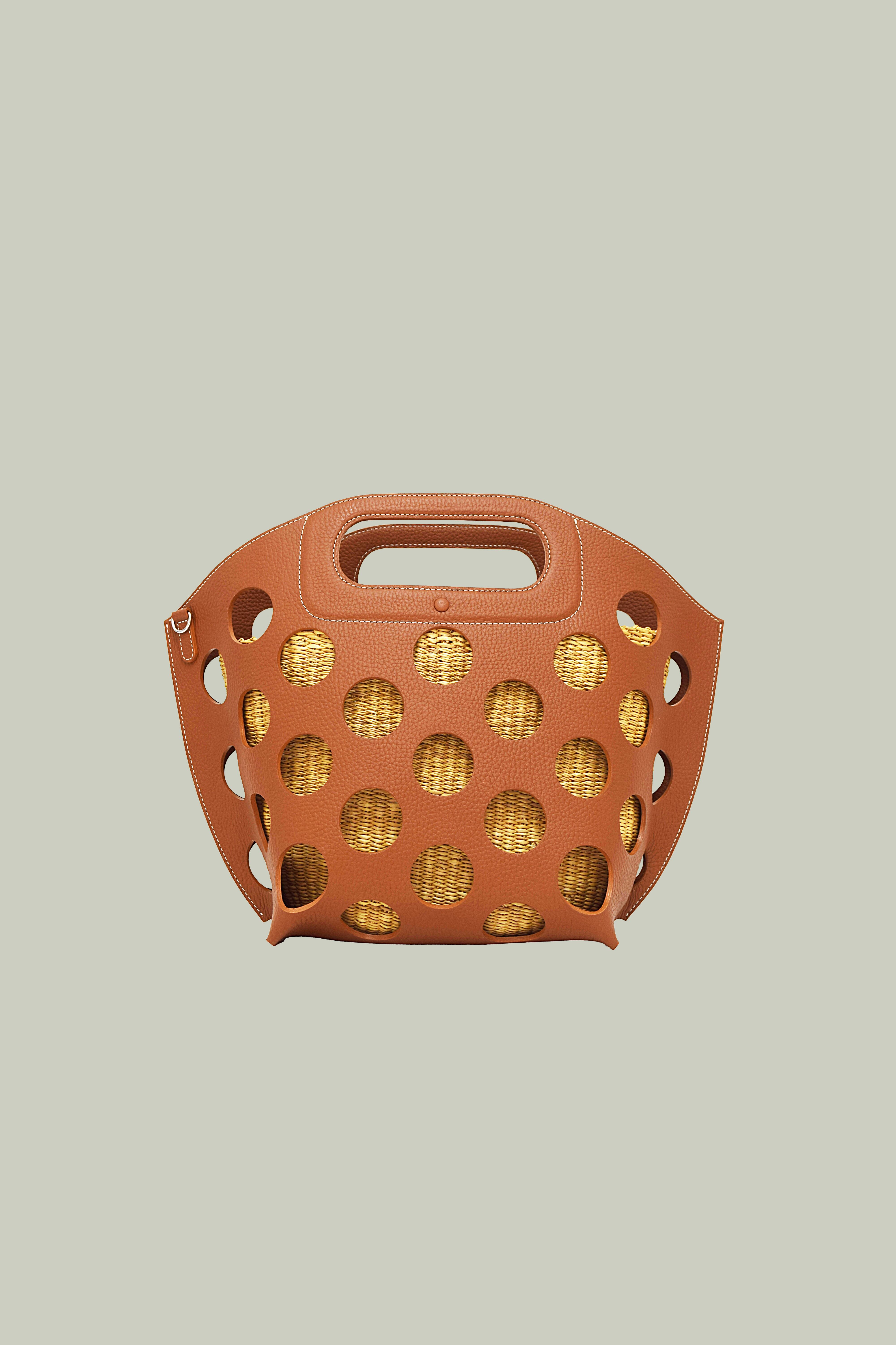 SHOJIFUJITA「1」DOT BASKET-L SHRINK LEATHER×BASKET BRONZ