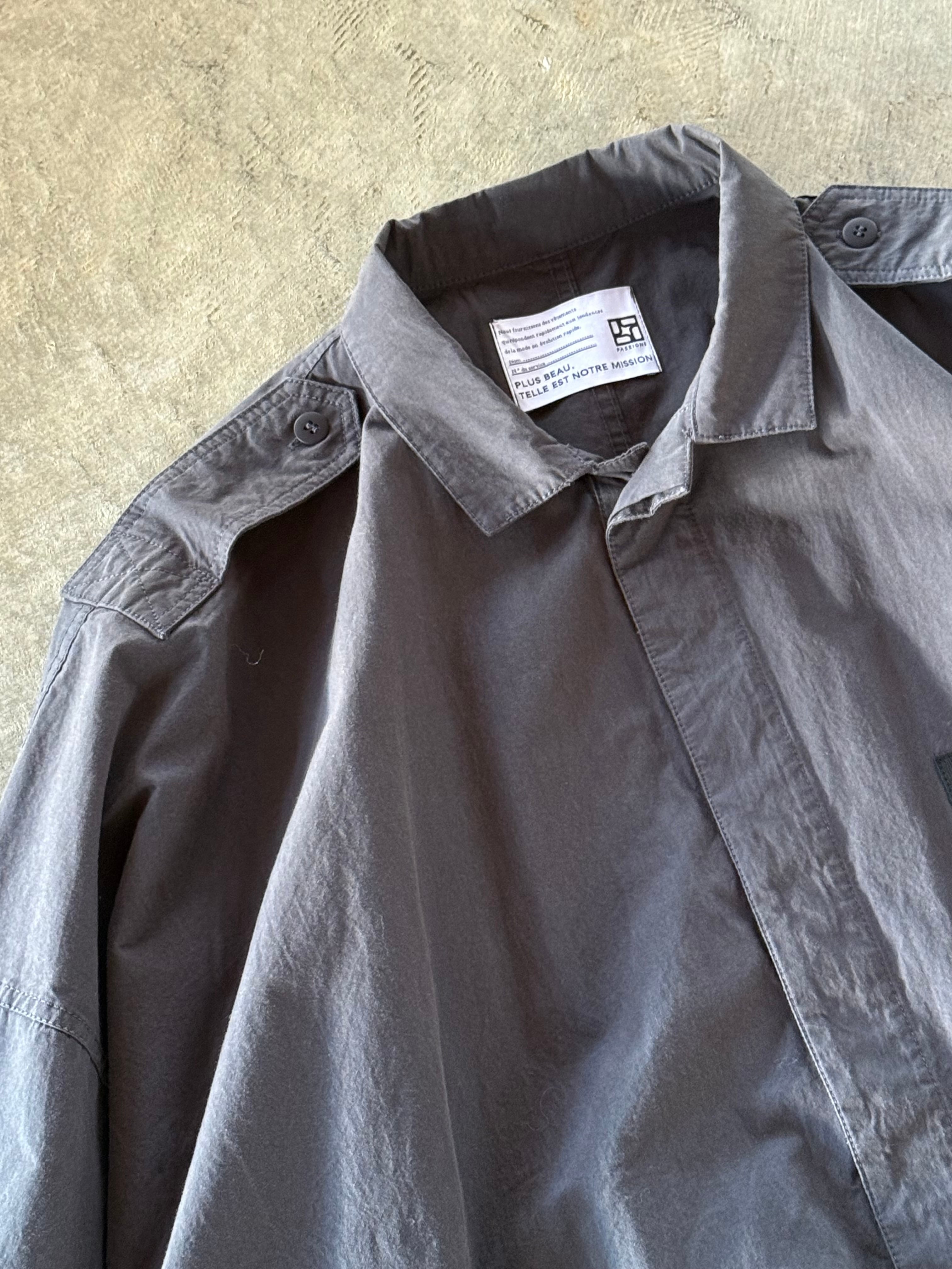 PASSIONE パシオーネ【ミリタリービッグシャツブルゾン】 | LARGE LAB TOWN