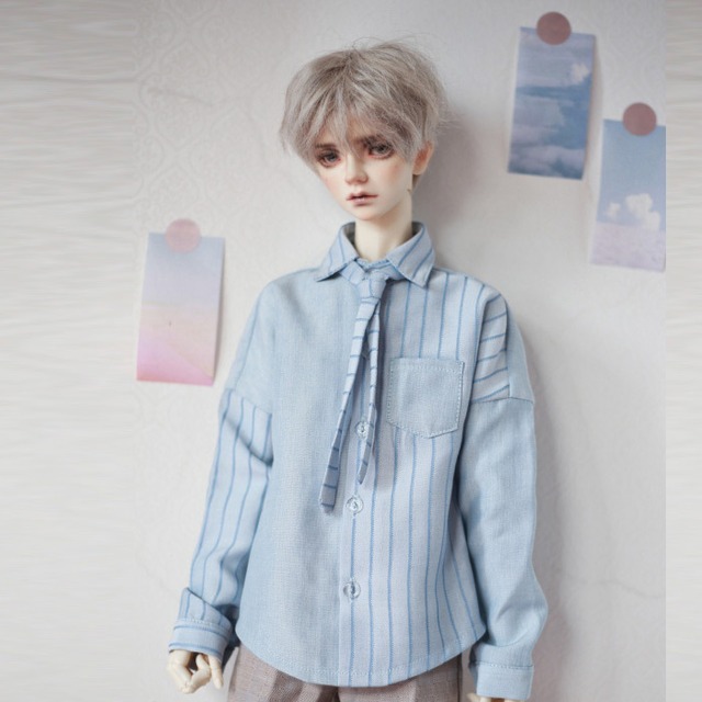 BJD人形用衣装★ シャツ  LS73/70cm/POPO68/SD男の子/SD10女の子/MSDサイズ人形用/A390 Bears