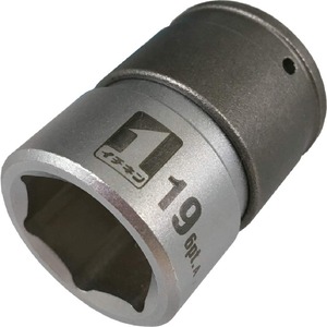 【特価処分】イチネンアクセス MUST TOOL(マストツール) ソケット IM-4W19S-6K QCソケット シングル 19mmショート 6角 19805 差込角:12.7mm(4分)